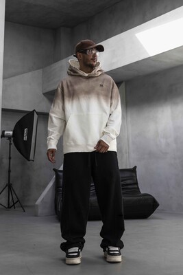 Black Island - Oversize Printed Hoodie White 1923