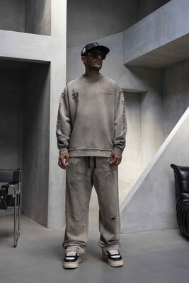 Black Island - Oversize Printed Sweatshirts Gray 1943