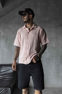 PINK POLO COLLAR KNITWEAR 2632 - Thumbnail (2)
