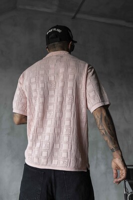 PINK POLO COLLAR KNITWEAR 2632 - Thumbnail (3)