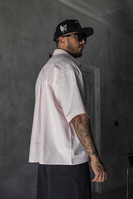 Pink Striped Shirt 17235 - Thumbnail (3)