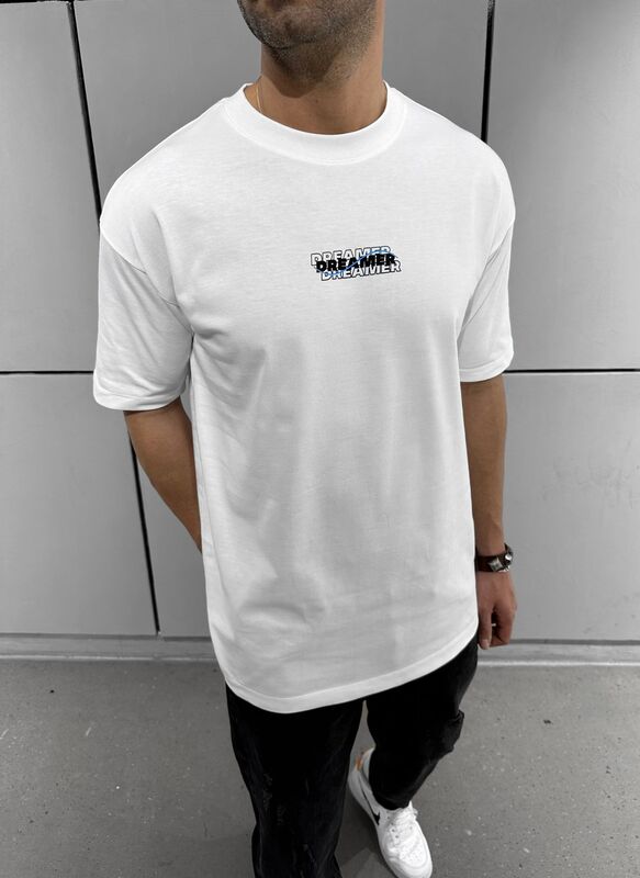 Black Island - Dreamer Printed T-shirt White 1573 (1)