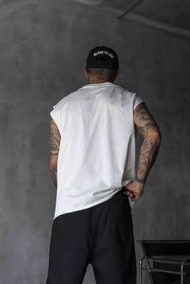 Printed White Singlet 1885 - Thumbnail (3)