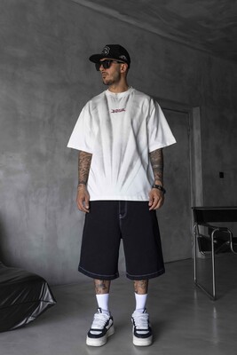 Black Island - Printed White T-shirt 1893