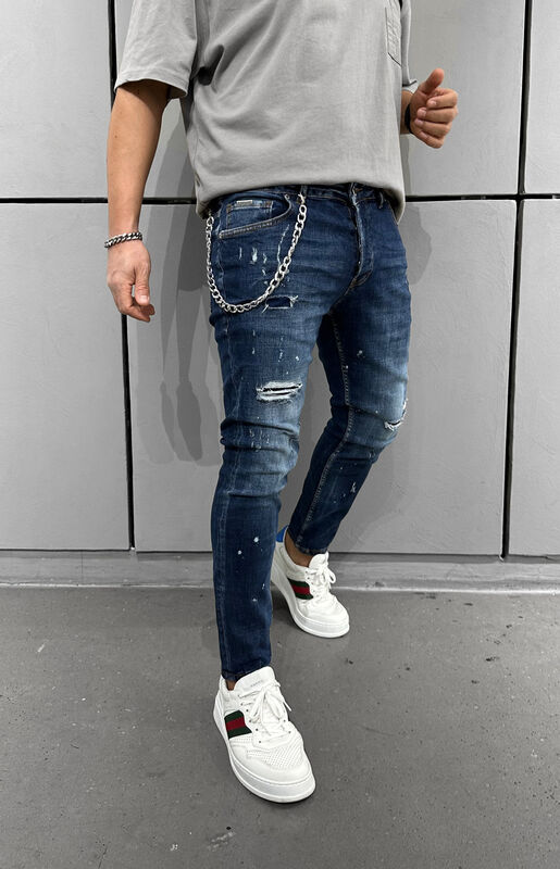 Ripped Blue Jean 16129 (3)