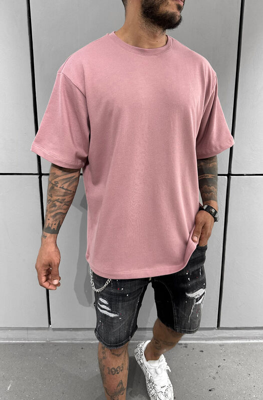 Supreme Basic T-shirt Pink 1631 (3)