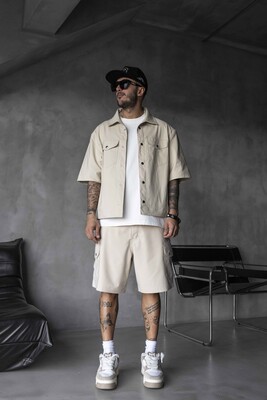 Black Island - Shirts & Shorts Beige 17129-28