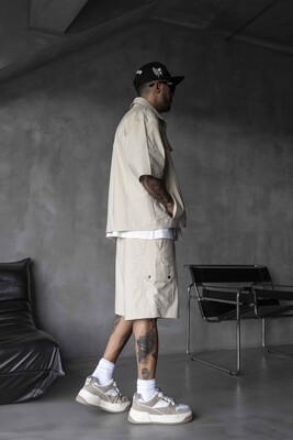 Shirts & Shorts Beige 17129-28 - Thumbnail (3)