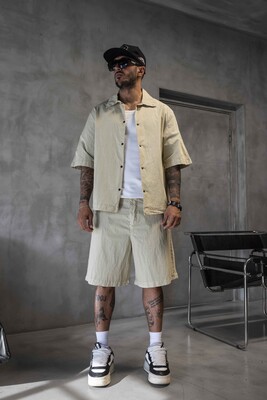 Black Island - Shirts & Shorts Beige 17212-14