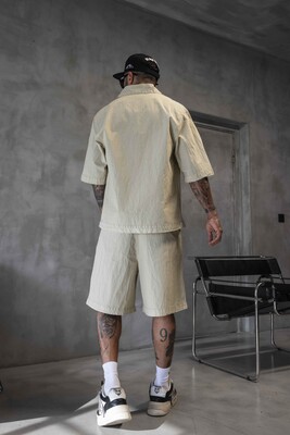 Shirts & Shorts Beige 17212-14 - Thumbnail (3)