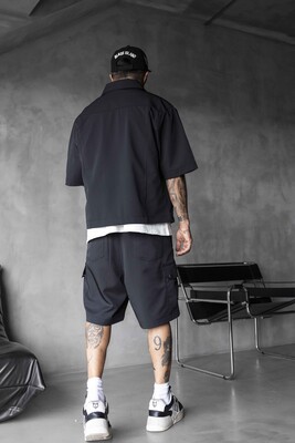 Shirts & Shorts Black 17146-45 - Thumbnail (3)