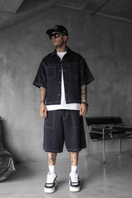 Black Island - Shirts & Shorts Black 17164-66