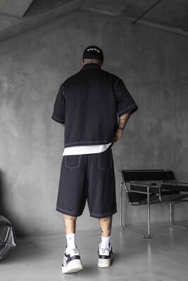 Shirts & Shorts Black 17164-66 - Thumbnail (3)