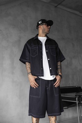 Shirts & Shorts Black 17164-66 - Thumbnail (4)
