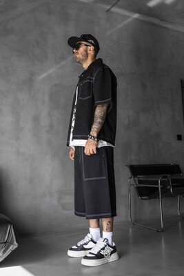 Black Island - Shirts & Shorts Black 17189-91 (1)
