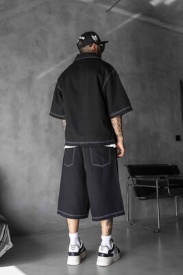 Shirts & Shorts Black 17189-91 - Thumbnail (3)