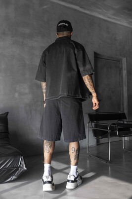 Shirts & Shorts Black 17210-13 - Thumbnail (3)