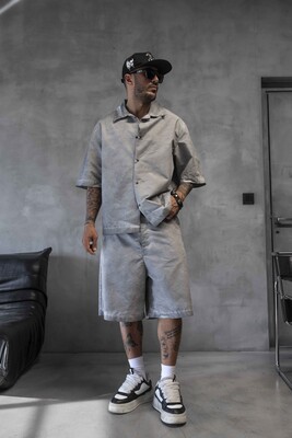 Shirts & Shorts Gray 17211-15 - Thumbnail (2)