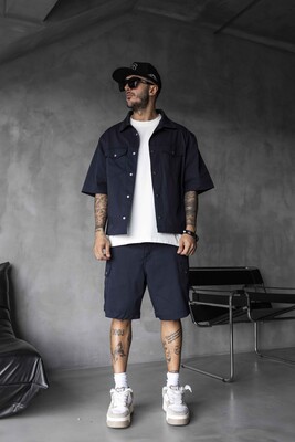 Black Island - Shirts & Shorts Navy Blue 17129-28