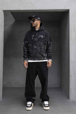 Black Island - Snowflake Black Hoodie 1351
