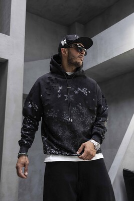 Black Island - Snowflake Black Hoodie 1351 (1)