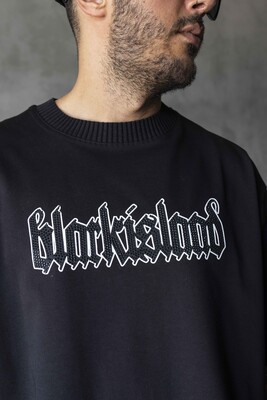 Stone Printed T-Shirt Black 1899 - Thumbnail (3)