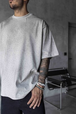Black Island - Stone & Washed T-Shirt Gri 1911 (1)
