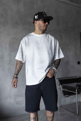 Black Island - Stone & Washed T-Shirt White 1911 (1)
