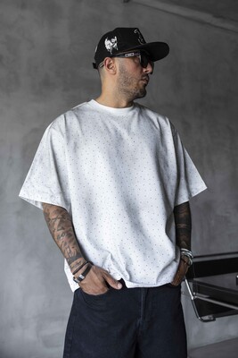 Stone & Washed T-Shirt White 1911 - Thumbnail (2)