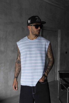 Striped Babyblue Singlet 1897 - Thumbnail (2)