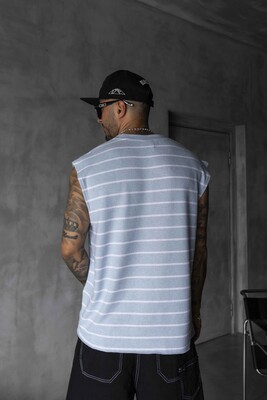 Striped Babyblue Singlet 1897 - Thumbnail (3)