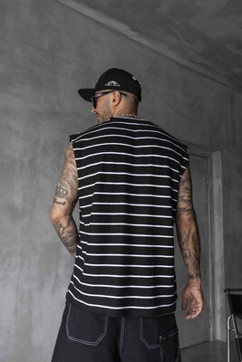 Striped Black Singlet 1897 - Thumbnail (2)