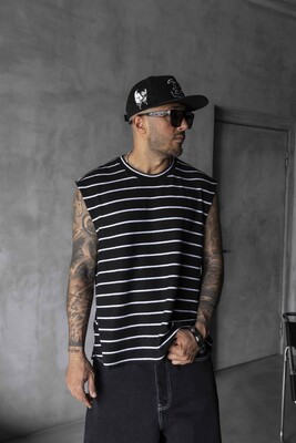 Striped Black Singlet 1897 - Thumbnail (3)