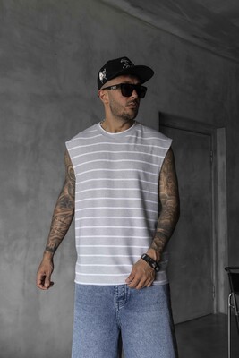 Black Island - Striped Gray Singlet 1897 (1)