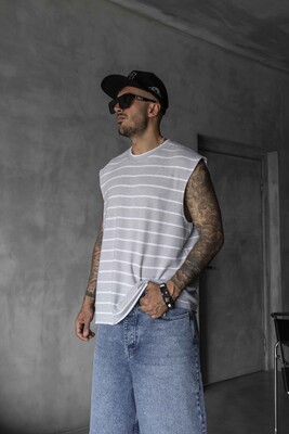 Striped Gray Singlet 1897 - Thumbnail (2)