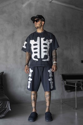 Black Island - Summer Shorts & Tee Set Black 1906-1907