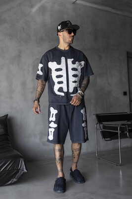 Black Island - Summer Shorts & Tee Set Black 1906-1907 (1)