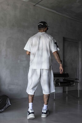 Summer Shorts & Tee Set White 1906-1907 - Thumbnail (3)