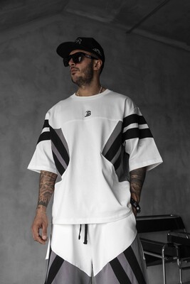 Summer Shorts & Tee Set White1866-67 - Thumbnail (2)
