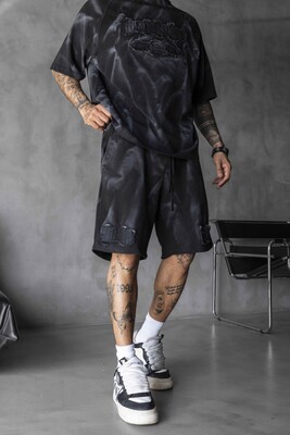 Tee & Shorts Set Black 1864-65 - Thumbnail (2)