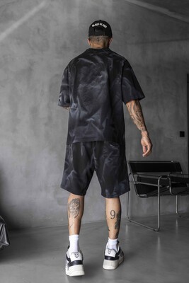 Tee & Shorts Set Black 1864-65 - Thumbnail (3)