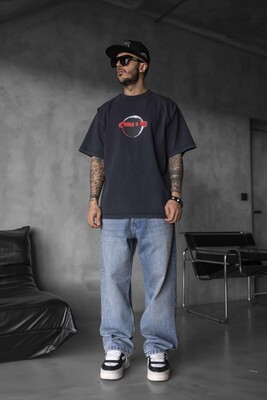 Black Island - THE WORLD IS YOURS PRINTED T-SHIRT BLACK 1833