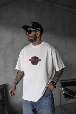 Black Island - THE WORLD IS YOURS PRINTED T-SHIRT WHITE 1833 (1)