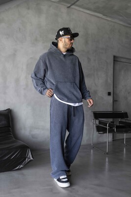 Urban Stone Tracksuit Washed Antra 1912-1913 - Thumbnail (2)