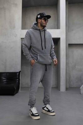 Black Island - Urban Tracksuit Washed Gray 1519-20 (1)
