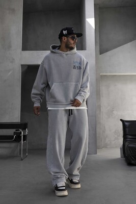 Washed Printed Gray Tracksuit 1950-51 - Thumbnail (2)