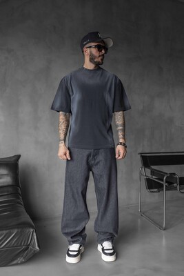 Black Island - WASHED T-SHIRT LIGHT ANTRA 1821