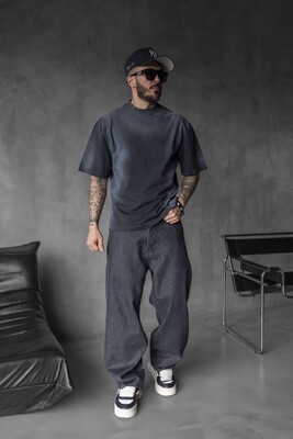 WASHED T-SHIRT LIGHT ANTRA 1821 - Thumbnail (3)