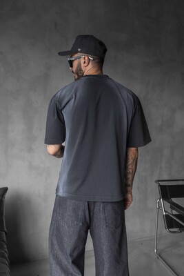 Black Island - WASHED T-SHIRT LIGHT ANTRA 1821 (1)