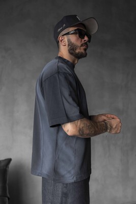 WASHED T-SHIRT LIGHT ANTRA 1821 - Thumbnail (2)